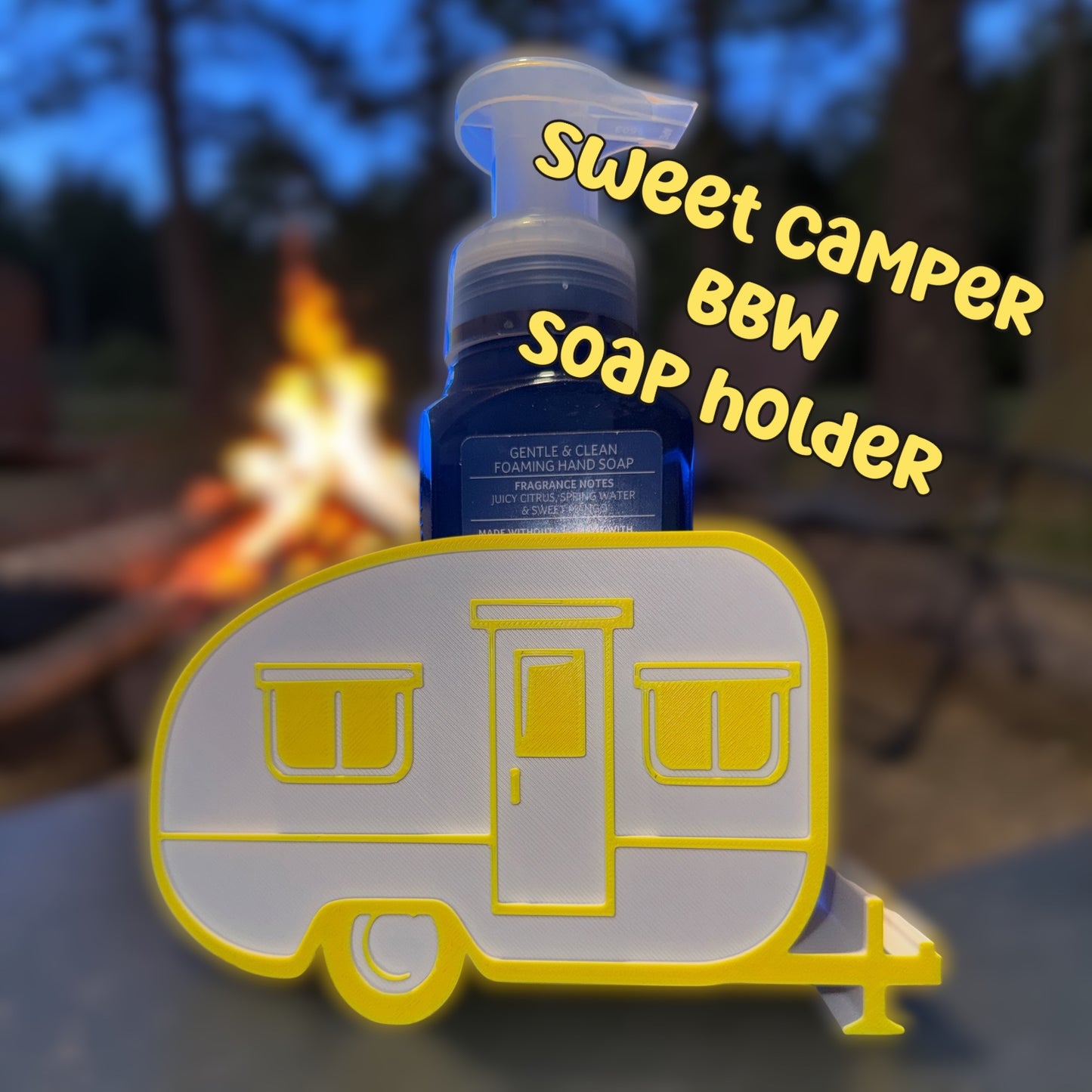 Cozy camper BBW soap holder