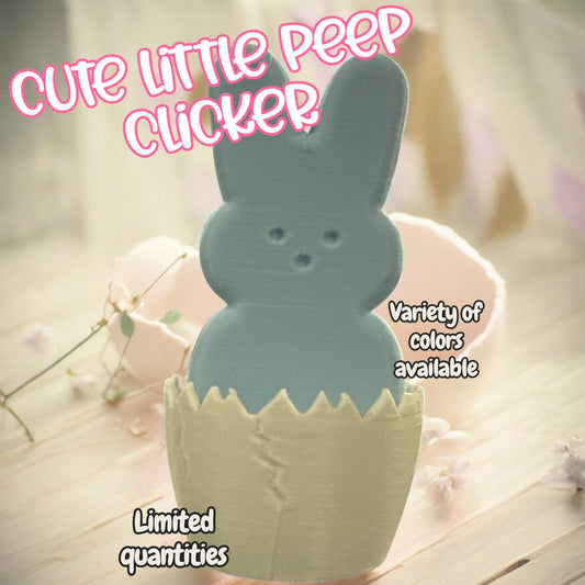 Easter 🐣 Peep clicker. Comment preferred color at checkout 💜