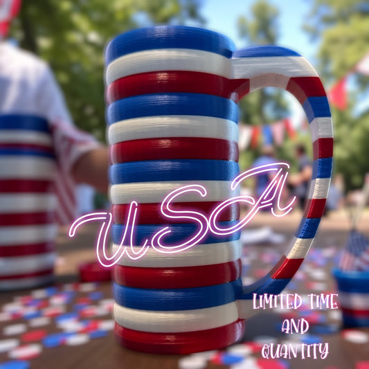 Skinny can, 4th of July holiday, holder