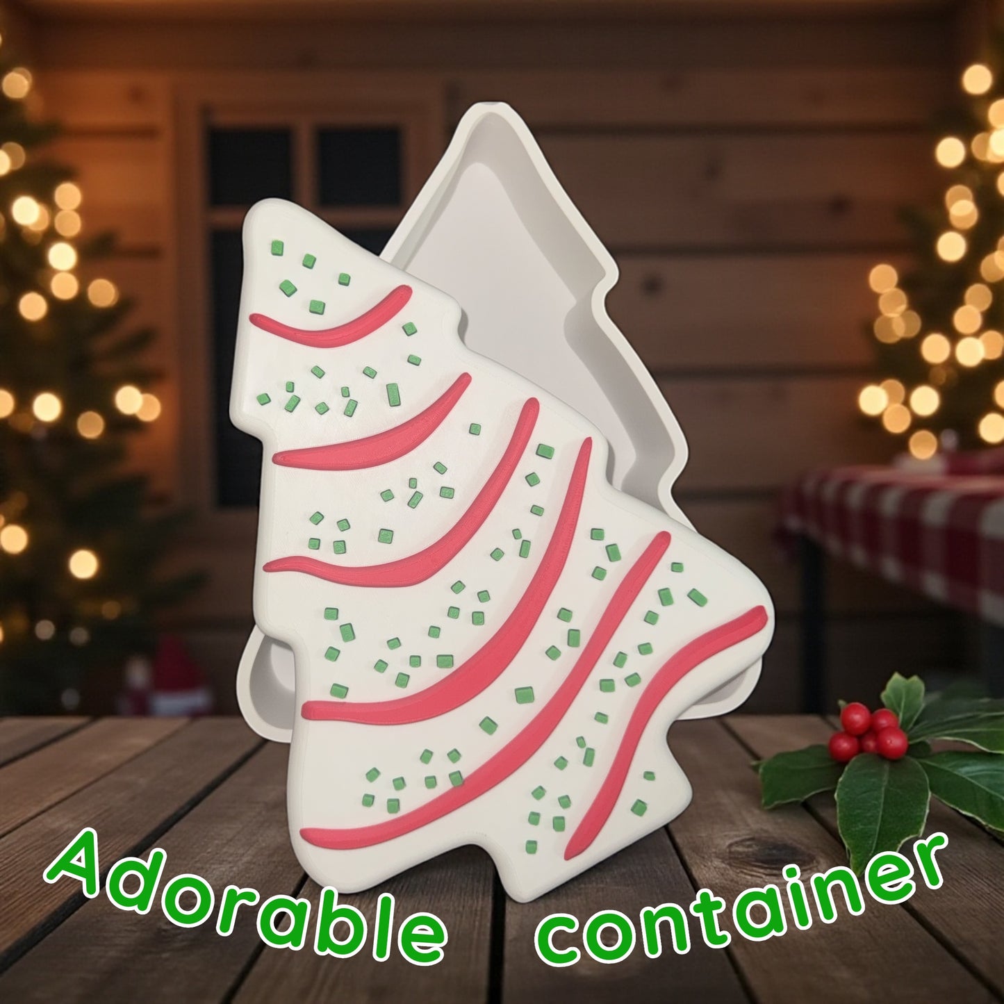 New 3d printed “lil Deb” Christmas holiday tree 🎄 container