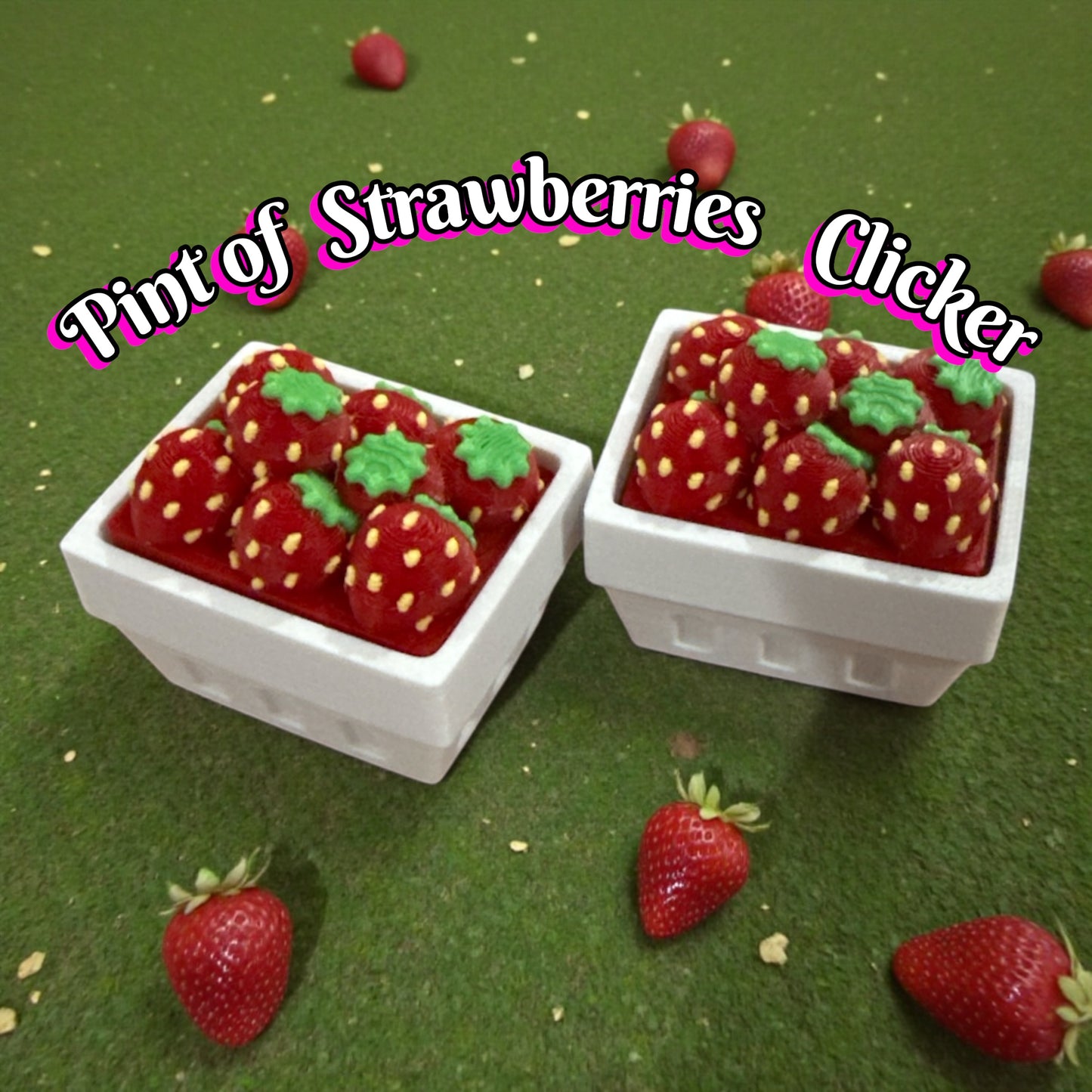 Sweet strawberry basket clicker