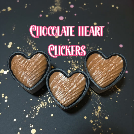 Sweet chocolate heart clicker