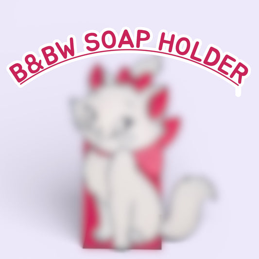 Adorable kitty BBW soap holder
