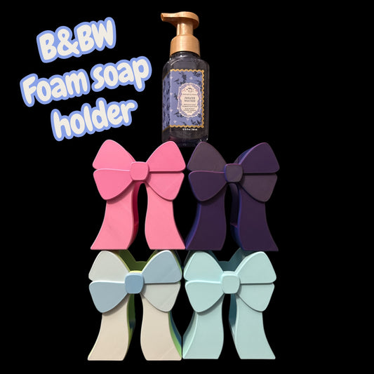 3d printed Croquette type bow (B&BW style) foam soap holder 🥰