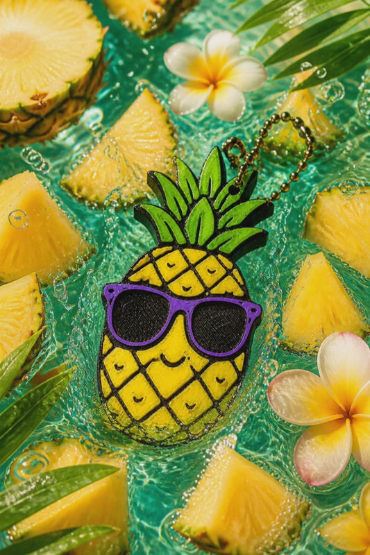 Sweetest little pineapple 🍍 can opener (black background)